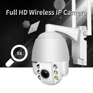 5MP 3G 4G Wireless Mini PTZ Dome Camera 1080P 5MP Outdoor 5X Zoom Two Way Audio - Picture 1 of 4