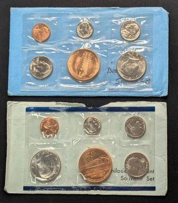 1983 Denver & Philadelphia Mint Souvenir Set ~ Uncirculated US Mint Coins - Image 1 of 4