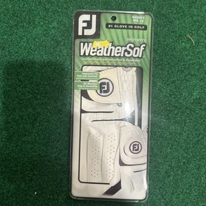 FootJoy FJ Weathersoft Mujer Blanco Golf Golf Golfista Talla M/L Derecha Va en L Mano - Imagen 1 de 2