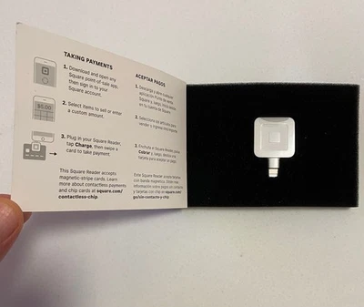 Square Credit Card Reader for Magstripe for iPhone (Lightning Connector) - New - Image 1 of 4