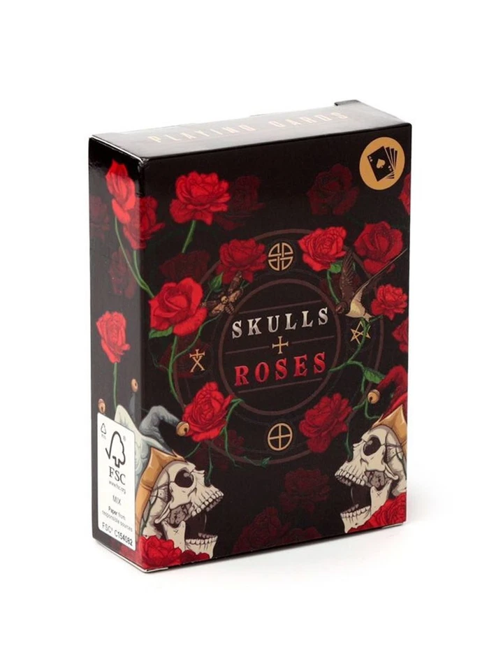 Skulls and Roses Standard Playing Card Deck - Image 1 of 1