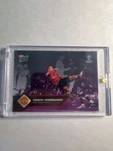2021 UCL TOPPS NOW Mason Greenwood Sensational volley /99 #98 Manchester United - Picture 1 of 3