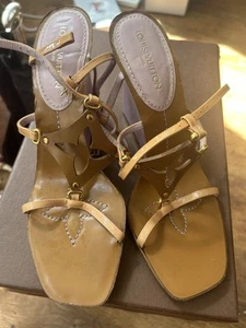 Genuine Louis Vuitton Summer Wedges Sz 5/38 - Picture 1 of 5