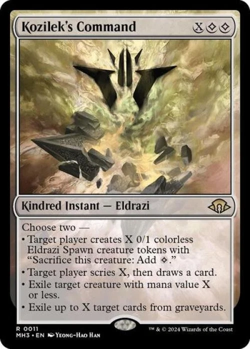 ~ Kozilek's Command ~ NM Foil ~ Modern Horizons 3 ~ MTG ~ - Image 1 of 1
