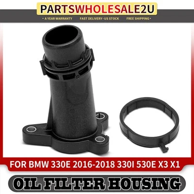 Tapa de la carcasa del filtro de aceite del motor para BMW 330e 2016-2018 330i 430i 530e X1 X3 Foto 1 de 4