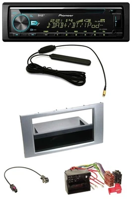 Pioneer CD MP3 AUX DAB USB Autoradio für Ford Kuga Fusion Transit 05-12 silber - Bild 1 von 4