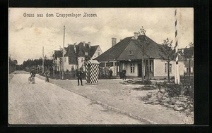 Zossen, Truppenlager Zossen mit Soldaten, Ansichtskarte  - Picture 1 of 2