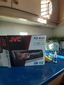 JVC KD-R431 AUX USB RADIO CD PLAYER HEAD UNIT - Picture 1 of 5