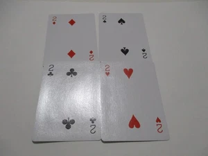 THE SIMPSONS 2002 SERIE 2 SPIELKARTEN LOT (4) ZWEIEN ROT SCHWARZ KOSTENLOSER VERSAND - Bild 1 von 2