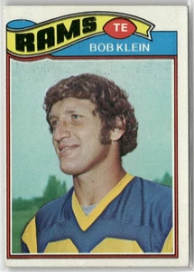1977 Topps Bob Klein #343 Los Angeles Rams en muy buen estado - Imagen 1 de 2