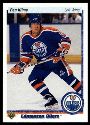 1990-91 Upper Deck #282 Petr Klima Edmonton Oilers - Image 1 of 2