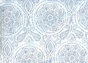 Mantel de franela de vinilo cachemira color gris oblongo 52x90 de Elrene - Imagen 1 de 3