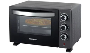 Cookworks 20L Fassungsvermögen Mini Backofen und Grill 1380W Schwarz Neu - Bild 1 von 5