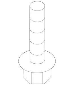 Genuine Volkswagen Stabilizer Bar Bolt N-106-802-03 - Picture 1 of 3