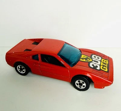 Hot Wheels Blackwall 1977 Racebait 308 Ferrari G.T.B. Shiny Red Car Exotic Italy - Image 1 of 4