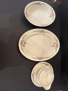 Plato ovalado 3-Vintage HWC5 por HW (checo), tazón para verduras y tazón para salsa - Imagen 1 de 9