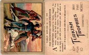 T57 Türkische Pokale, Fabelserie, 1910, Der Trompeter Gefangener, Indianer - Bild 1 von 1