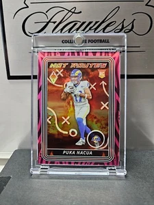 2023 Panini Phoenix RC Puka Nacua Hot Routes card #HR-26 SP Pink Holo #118/175 - Picture 1 of 2
