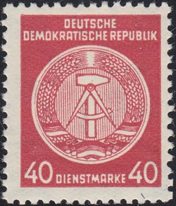 DDR 40 Pf. Faserpapier Mi.Nr. 33 postfrisch geprüft BPP Mi.Wert 80 € (B375) - Picture 1 of 1