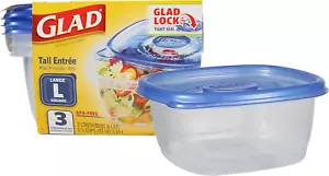 Glad Gladware Große Vorratsdosen | Große Quadratische Behälter für - Bild 1 von 12