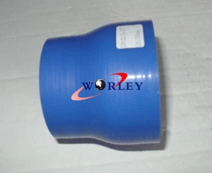 Tubo turbo acoplador reductor de manguera recta de silicona de 2,75 a 3 pulgadas 70-76 mm AZUL - Imagen 1 de 5