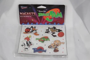 SPACEJAM Tune Squad MAGNETS BY WARNER BROS. 1996 Vintage Taz Tweety - Picture 1 of 9