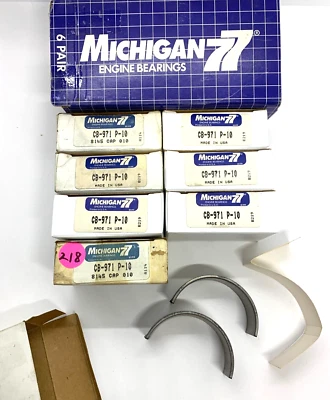 NOS Clevite Engine Bearings 0.010" 8 sets Cummins 140 155 185 210 504 - Image 1 of 3