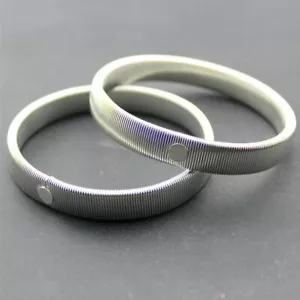 2pcs Men Anti-Slip Shirt Sleeve Holders Sleeve Garters Stretch Metal Arm Bands - Picture 1 of 17