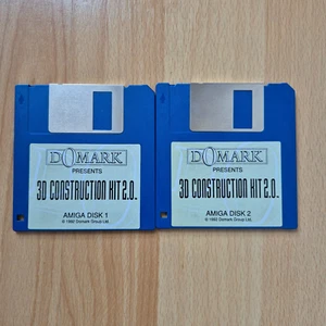 ✅ 3D CONSTRUCION HIT 2.0 ⭐ Diskette Commodore Amiga 500 600 1200  2000 ⚡️ - Afbeelding 1 van 1