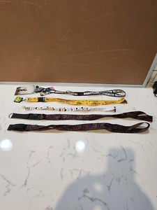 Lanyard Keychain ID Badge Holder Break Away Lot Of 5 Assorted Designs - Picture 1 of 7