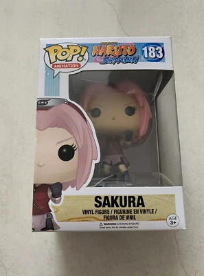 Naruto Shippuden - Sakura #183 Funko Pop Vinyl Figure RARE! +PROTECTOR - Изображение 1 из 2