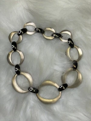 Alexis Bittar Lucite Link Necklace~ - Image 1 of 4