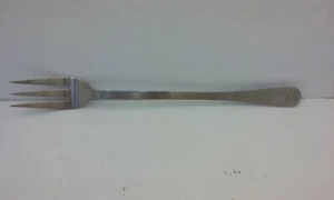 KNOBLER 18/8 STAINLESS STEEL HEAVY DUTY FORK, APPROX 15-1/4" LONG - Picture 1 of 4