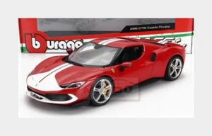 1:18 BURAGO Ferrari 296 Gtb Assetto Fiorano 2022 Red Silver BU16017R modelismo - Imagen 1 de 2