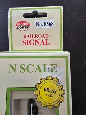 Model Power 8568 N Scale Brass Railroad Signal - Image 1 of 2