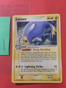 2007 Pokemon EX Power Keepers #15 Lanturn, Rare, NF/H, cd1 - Picture 1 of 2