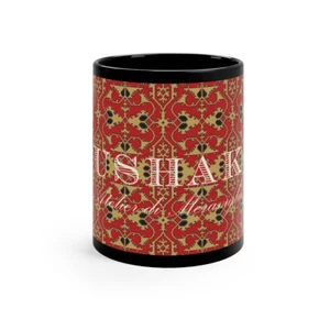 Tazza nera USHAK Lotto 11 oz - Foto 1 di 7