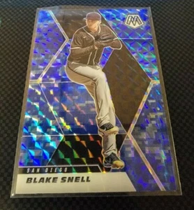 2021 Panini Mosaic Blue Camo Prizm BLAKE SNELL SAN DIEGO Padres #37 - Picture 1 of 2