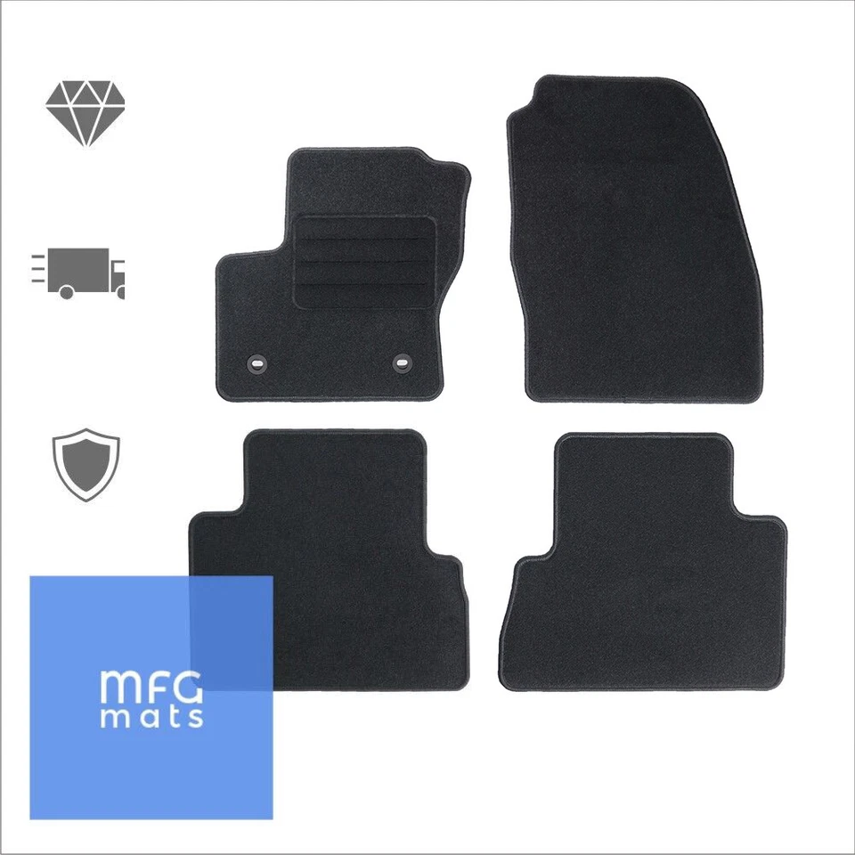 Tappetini per Ford C-Max II anno 2010-2012 tappetini tappeti auto BASIC - Immagine 1 di 1