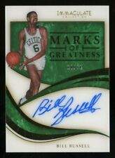 2019-20 Immaculate Acetate Marks Of Greatness Bill Russell HOF Signed AUTO 4/25