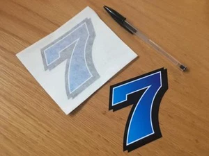 Lorenzo Baldassarri Carrera Número 7 (par pequeño) - Imagen 1 de 1