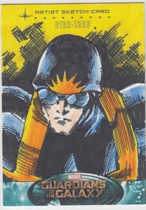 2014 Guardians of the Galaxy Character Sketches #27 Dan Borgonos Star-Lord 1/1