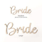 Bride and Groom Chair Signs - Bride & Bride - Wall Art Wedding Decoration - Wood