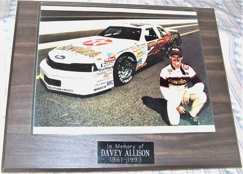 DAVEY ALLISON MEMORIAL PLAQUE Cover