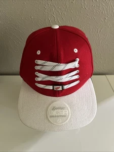Zephyr LACER Collection Detroit Red Wings Hat Red White Original Snapback ZHAT - Picture 1 of 8