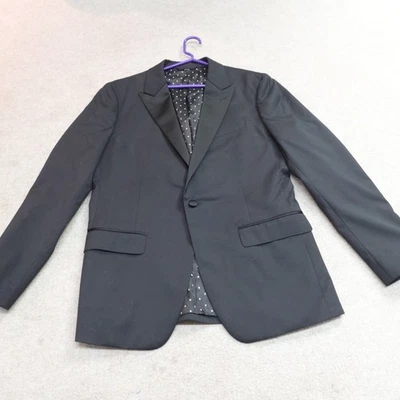 Chaqueta Esmoquin Bonobos 42R Negra Lana Calce Ajustado Comero Foto 1 de 4