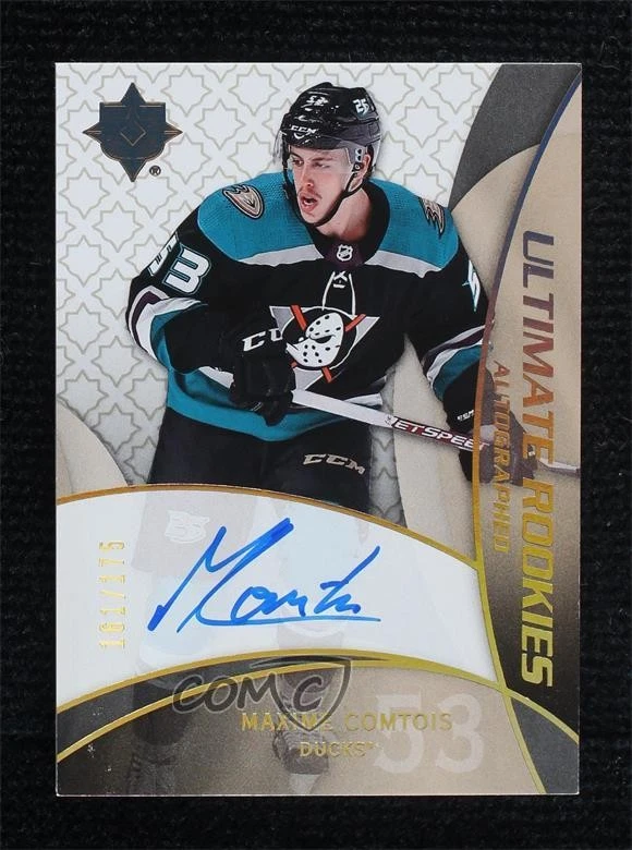 2018-19 Ultimate Collection 2008-09 Retro Rookies /175 Maxime Comtois Auto RC - Image 1 of 2