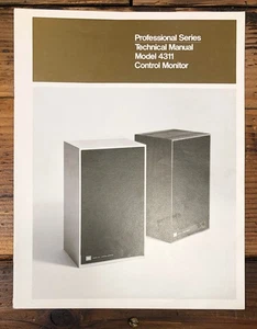 JBL Model 4311 Speaker Owners / User Manual *Original* - Picture 1 of 1