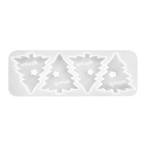 Molds Clay Mould Christmas Tree Shape Soap Making Molds Silicone Material - Picture 1 of 8