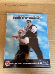 Hot Fuzz Everythingblu Ltd Ed Lenticular Blu Ray Steelbook NEW SEALED #1232/1770 - Imagen 1 de 5
